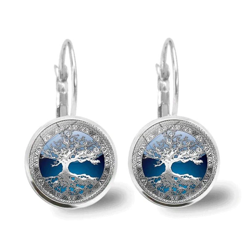 Silver Tree of Life Earrings Omelia&Oliver Jewels