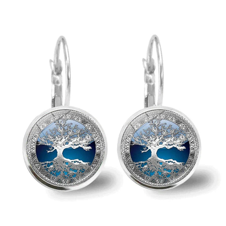 Silver Tree of Life Earrings Omelia&Oliver Jewels