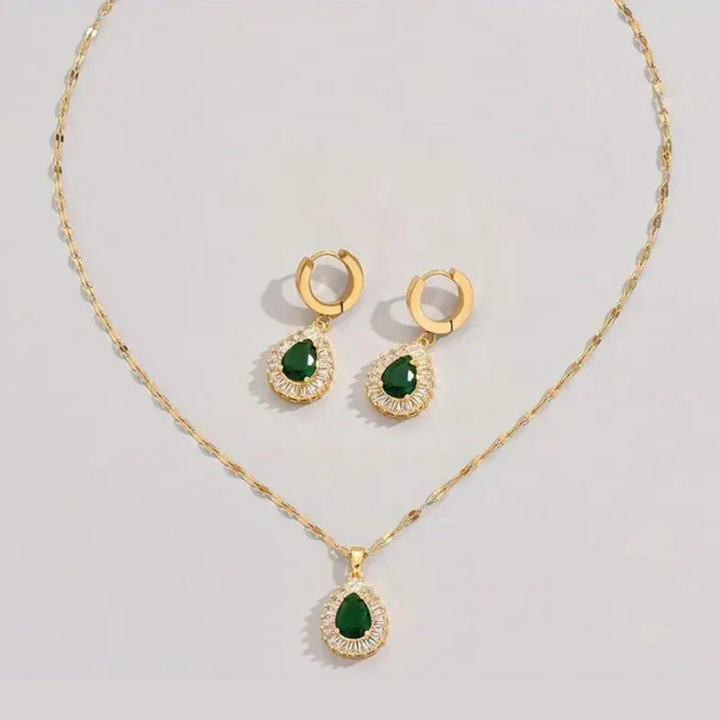Timeless Green Elegance Jewelry Collection