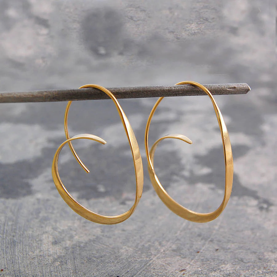 Twirl - Spiral Earrings Omelia&Oliver Jewels