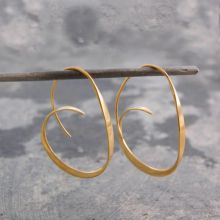 Twirl - Spiral Earrings Omelia&Oliver Jewels