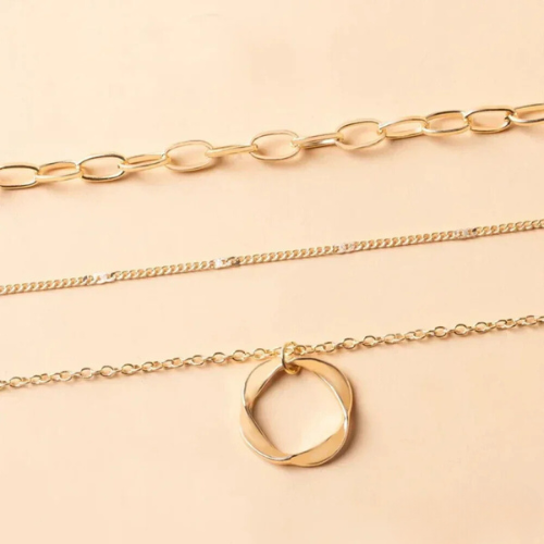 Nina - Vintage Gold Necklace Omelia&Oliver Jewels