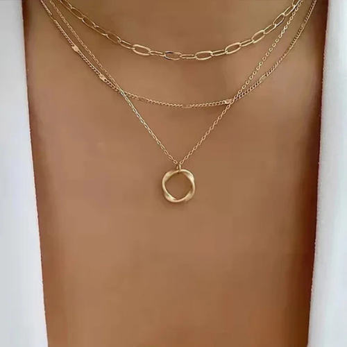 Nina - Vintage Gold Necklace Omelia&Oliver Jewels