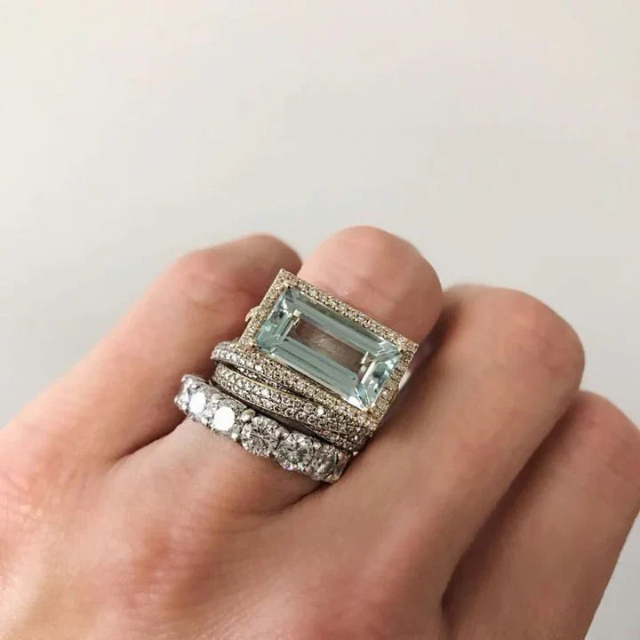Exclusive Vintage Silver & Turquoise Ring Omelia&Oliver Jewels