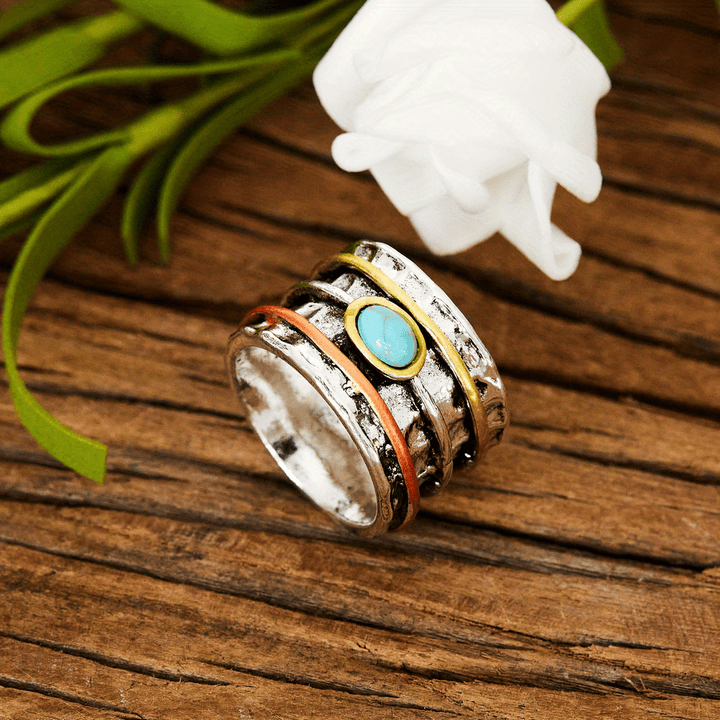 Boho Turquoise Vintage Ring