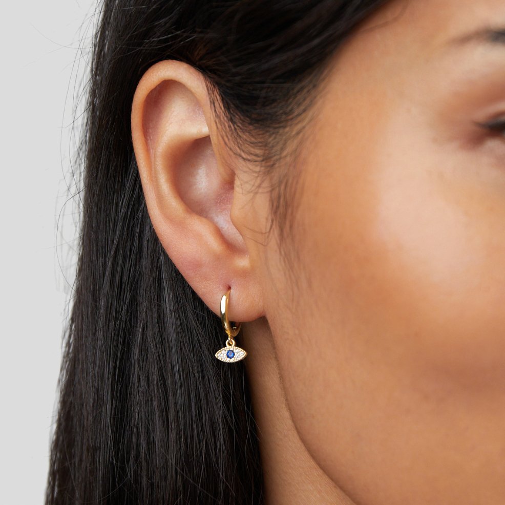 Sie Eye Drop Earrings