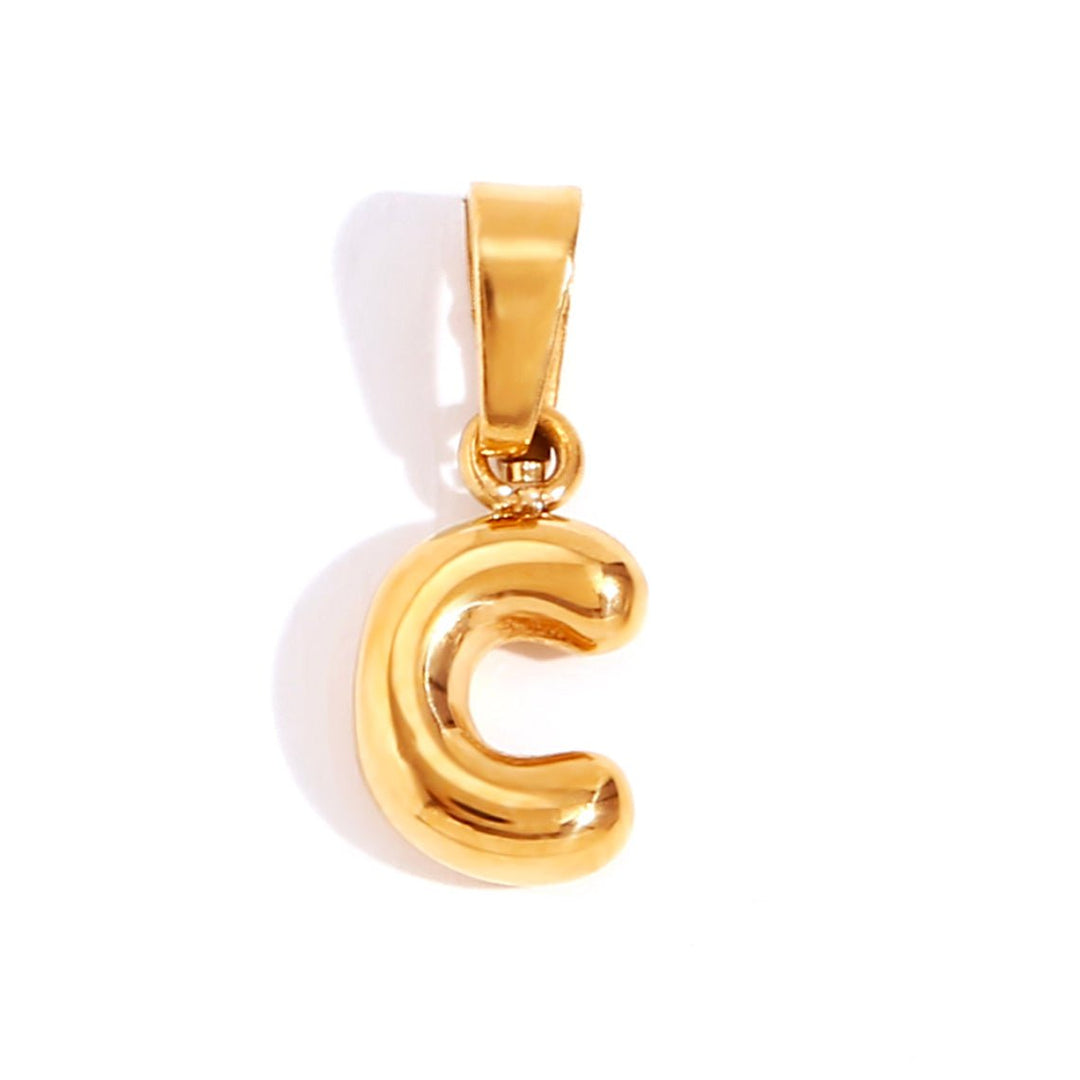 Chic Bubble Letter Necklace