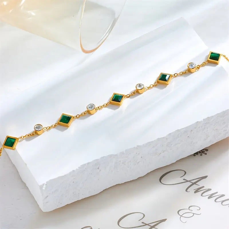 Amelisse Green Elegance Bracelet