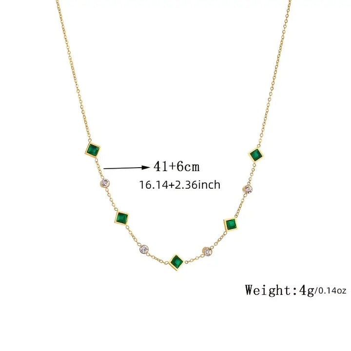 Amelisse Emerald Elegance Necklace
