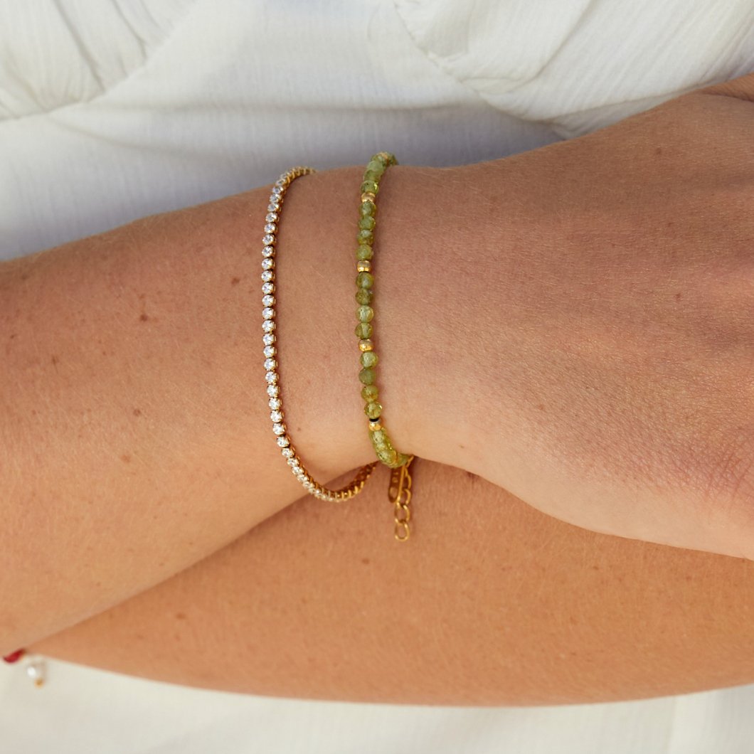 Cordelia Gold Tennis Bracelet