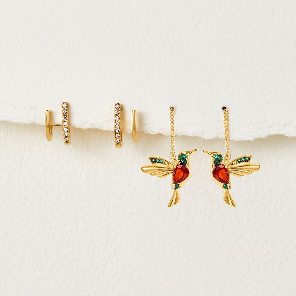 Chic Hummingbird Earrings