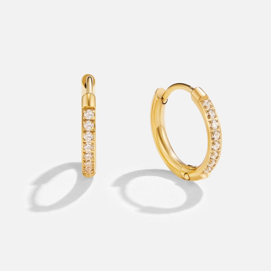 Eternity Hoop Earrings