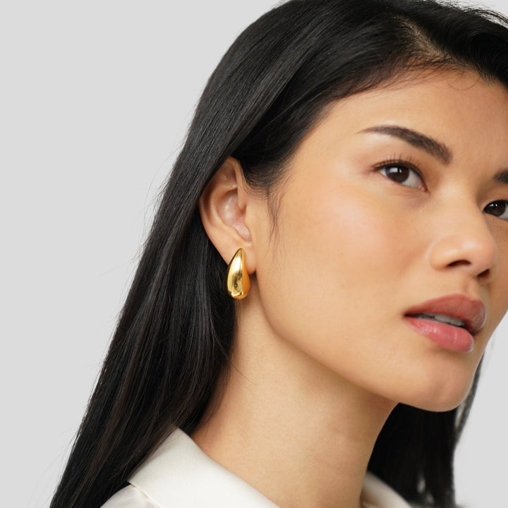 Ame Gold Teardrop Earrings