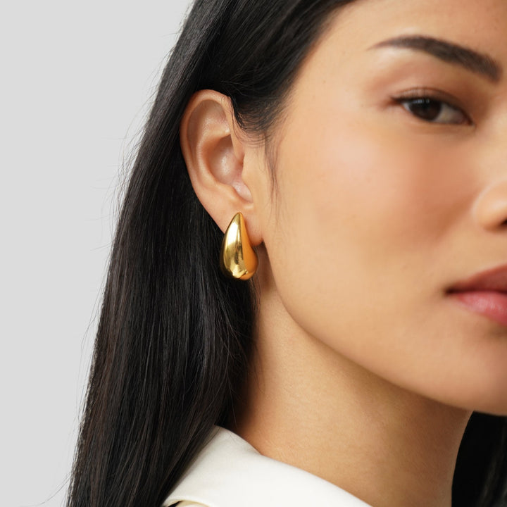 Ame Gold Teardrop Earrings