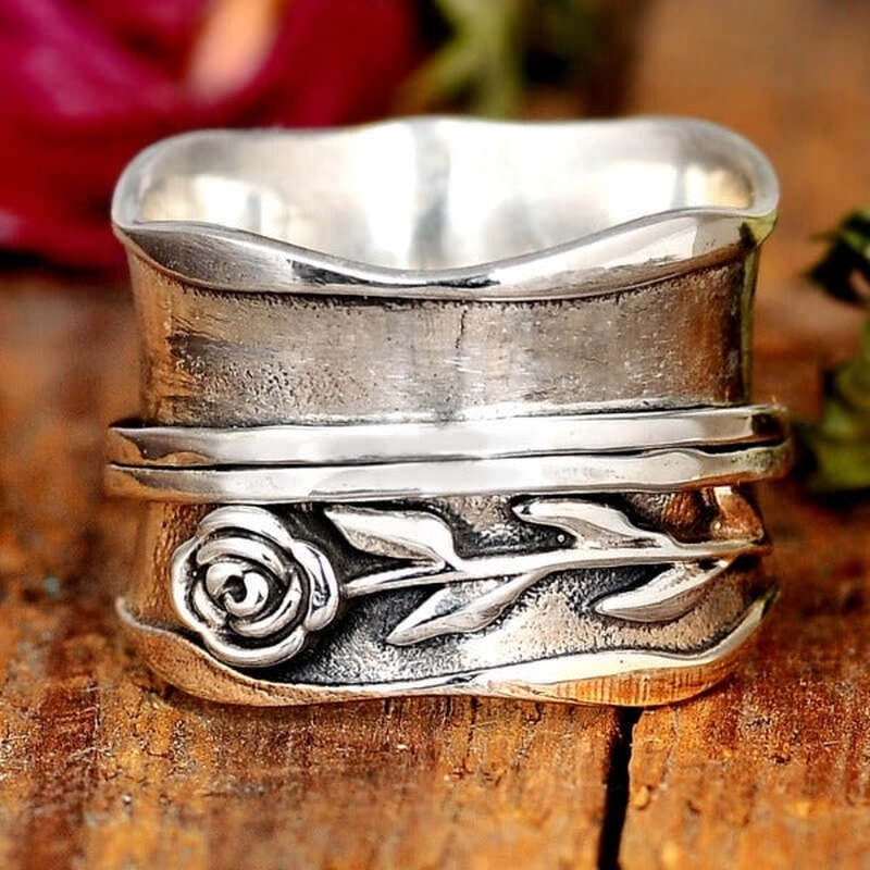 Rose - Boho Silver Ring Omelia&Oliver Jewels