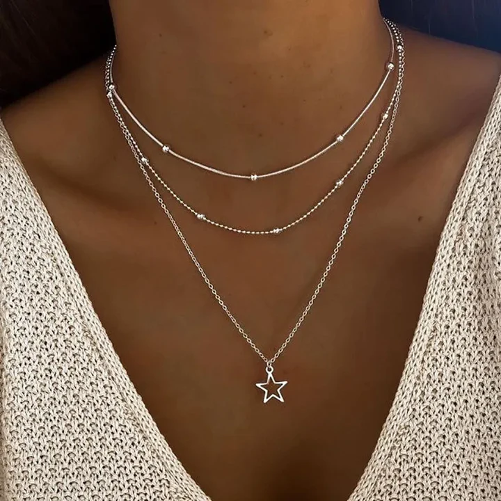 Timeless Star Pendant Necklace Omelia&Oliver Jewels