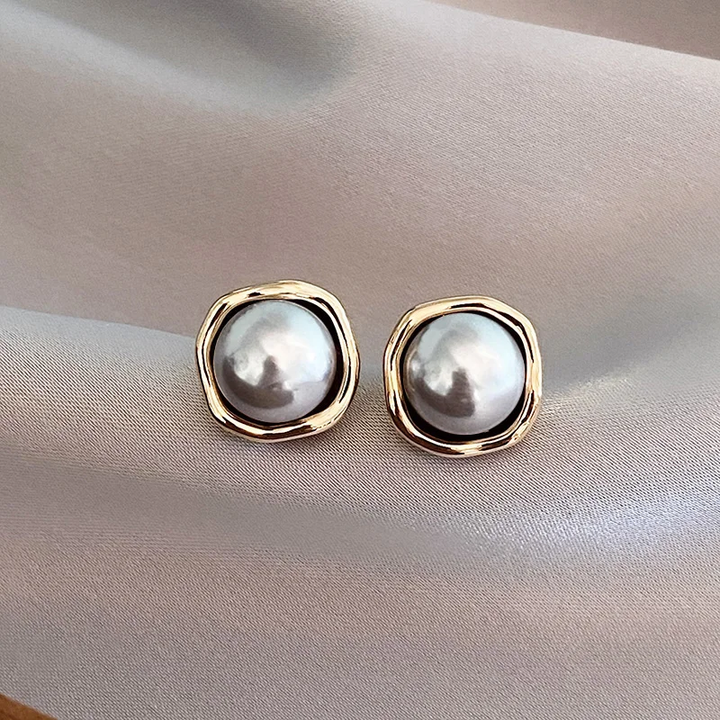 Elegant Vintage Pearl Earrings