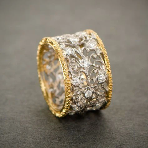 Retro Ivy Zirconia Ring Omelia&Oliver Jewels