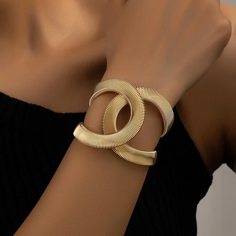 Radiance - Golden Double Bracelet Omelia&Oliver Jewels