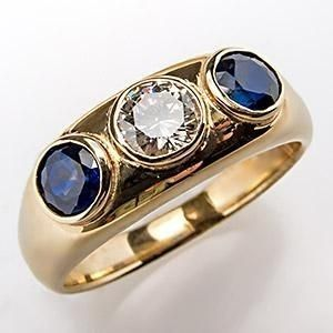 Radiance - Vintage Blue Glass Ring Omelia&Oliver Jewels