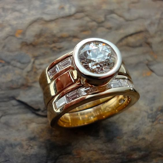 Exclusive Vintage Glass Ring Omelia&Oliver Jewels