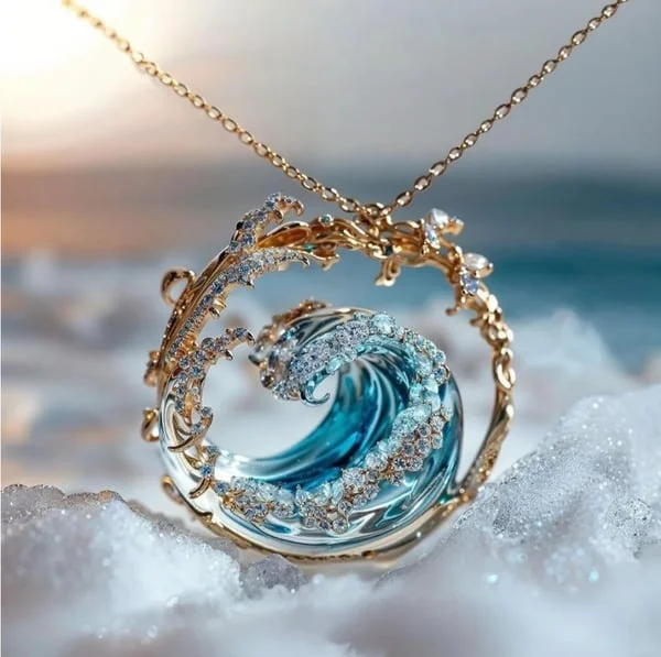 Ocean's Promise Necklace Omelia&Oliver Jewels