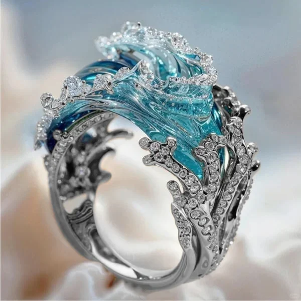 Ocean's Promise Ring Omelia&Oliver Jewels