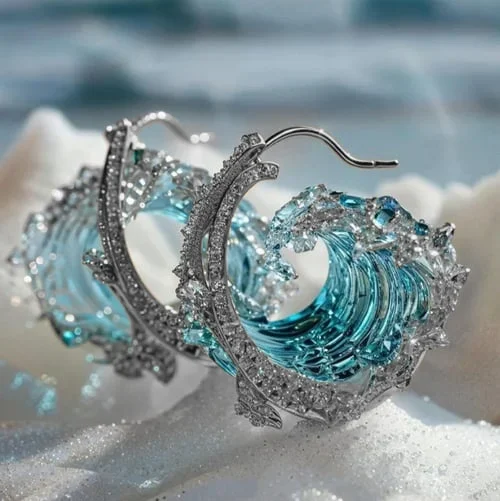 Ocean's Promise Earrings Omelia&Oliver Jewels