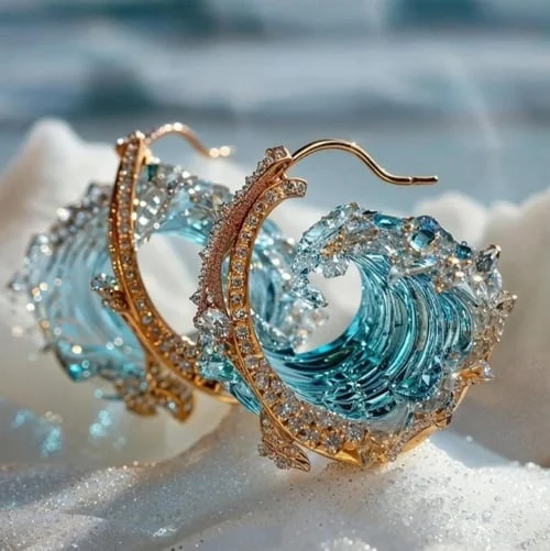 Ocean's Promise Earrings Omelia&Oliver Jewels