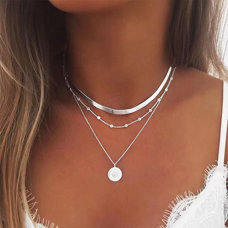 Silver Elegance Necklace Omelia&Oliver Jewels