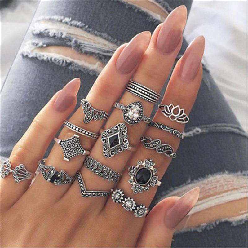 Vintage Unique Ring Set Omelia&Oliver Jewels