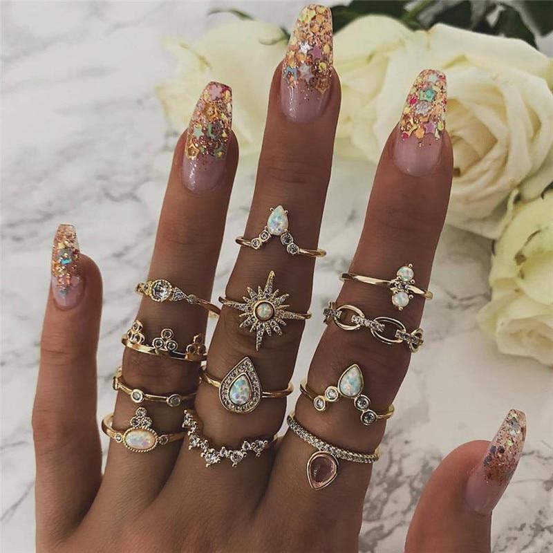 Vintage Unique Ring Set Omelia&Oliver Jewels