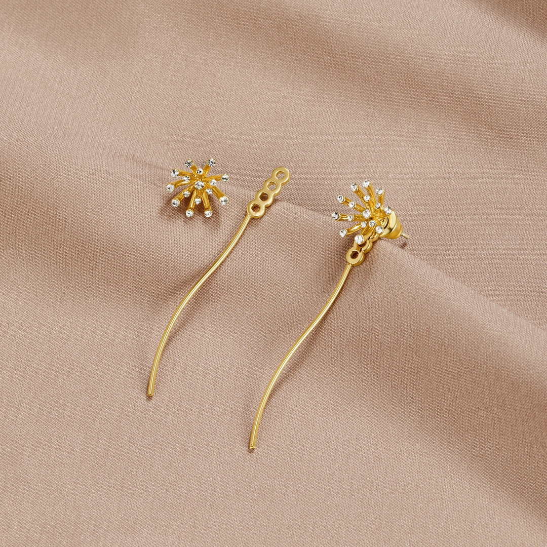 Wish Dandelion 18K Gold Earrings