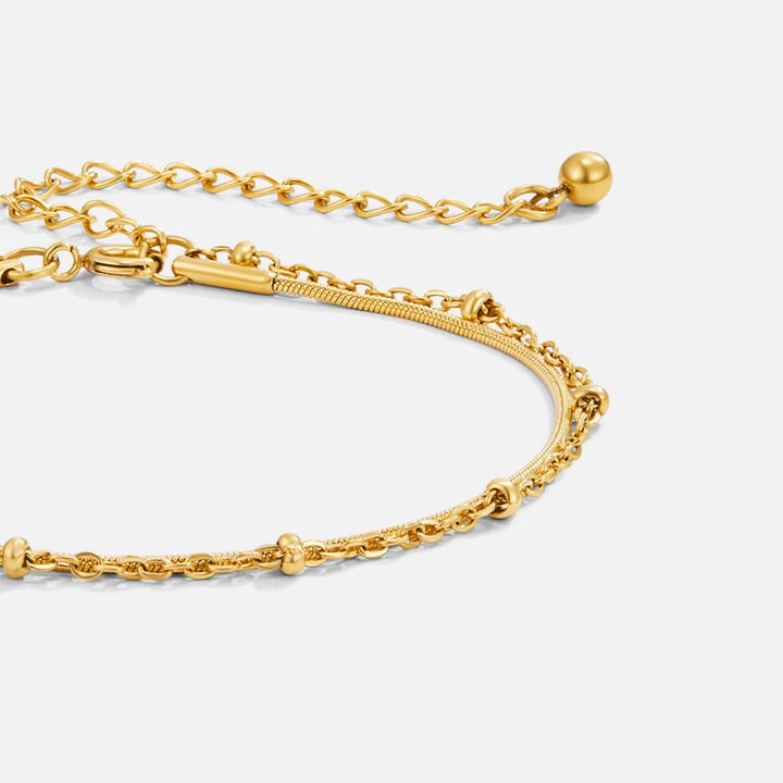 Pia Gold Layered Bracelet