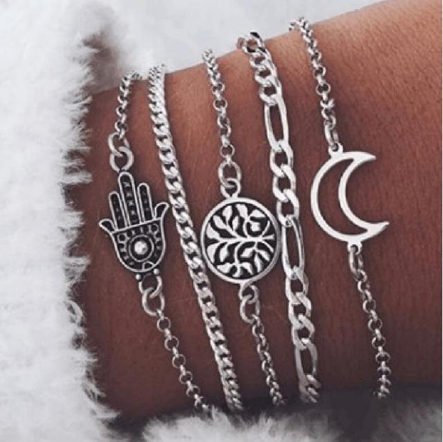 Joy - Unique 5 Pack Premium Bracelets Omelia&Oliver Jewels