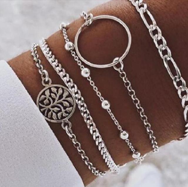 Joy - Unique 5 Pack Premium Bracelets Omelia&Oliver Jewels