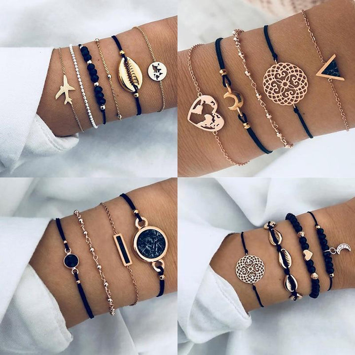 Joy - Unique 5 Pack Premium Bracelets Omelia&Oliver Jewels
