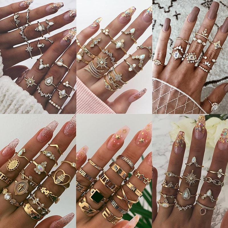 Vintage Unique Ring Set Omelia&Oliver Jewels