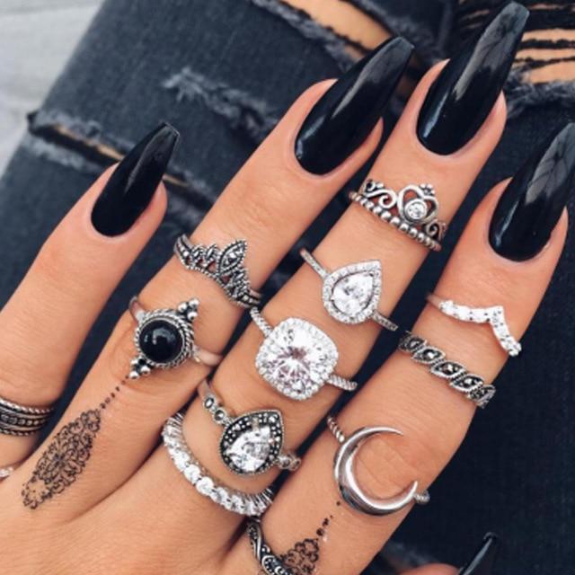 Vintage Unique Ring Set Omelia&Oliver Jewels