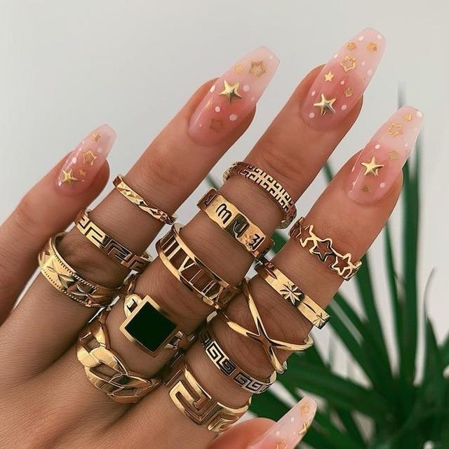 Vintage Unique Ring Set Omelia&Oliver Jewels