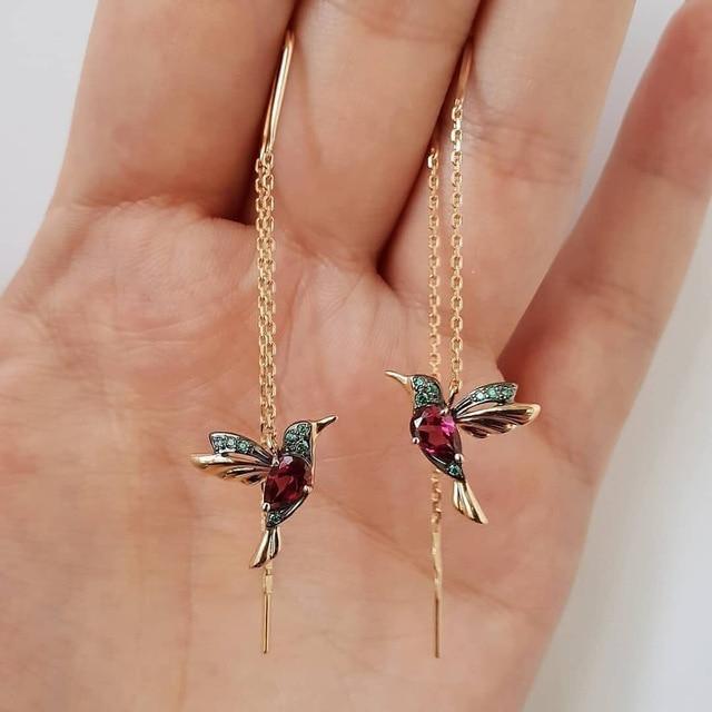 Dreamy Hummingbird Earrings Omelia&Oliver Jewels