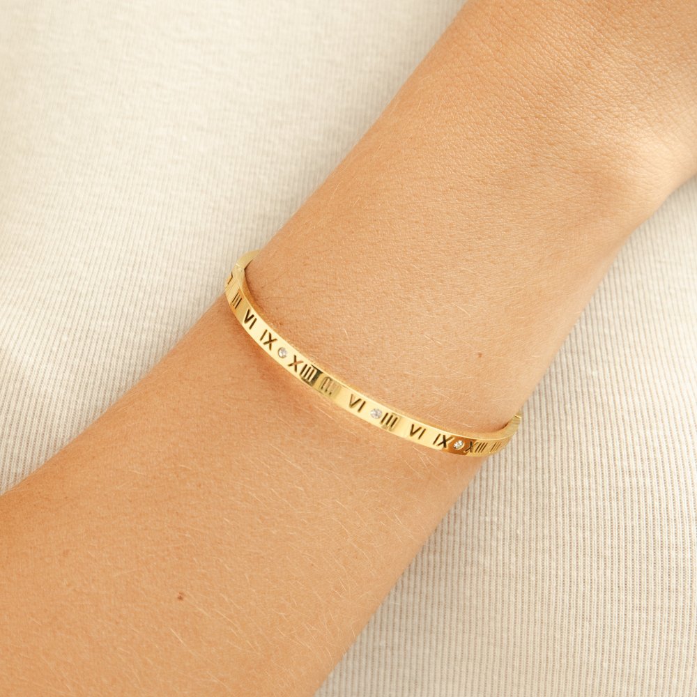 Roman Golden Bangle