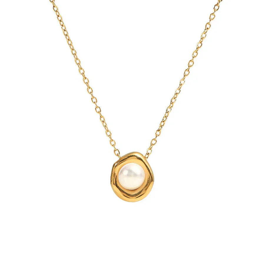Golden Pearl Ocean Chain Omelia&Oliver Jewels