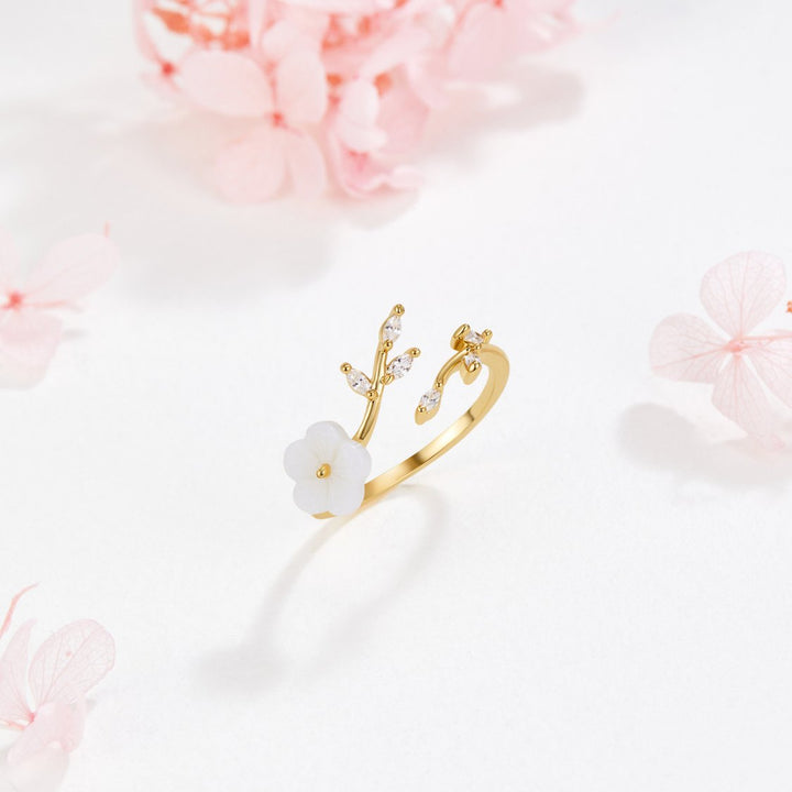 Rise - White Blossom Ring